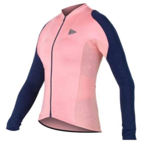 Blusa Ciclismo Manga Curta Sol Sports New Training Rosa Nude